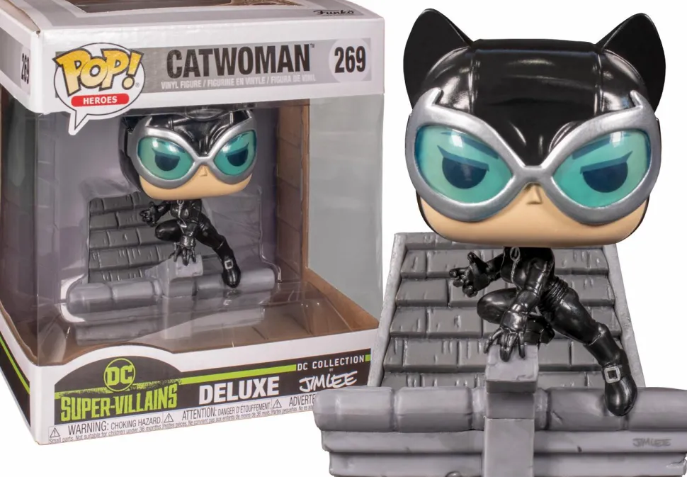 Batman: Hush - Catwoman on Rooftop Jim Lee Collection Deluxe Pop! Vinyl Figure