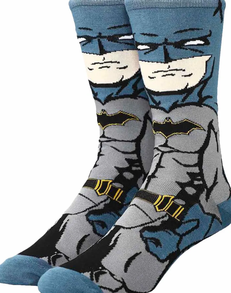 Batman: Rebirth - Batman Animigos 360 Character Men’s Crew Socks (One Size)