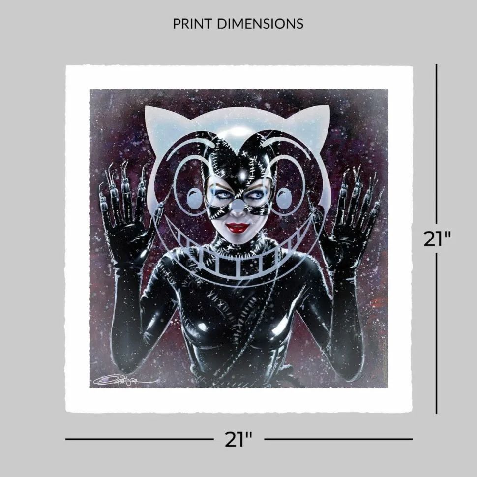 Batman Returns - The Catwoman Fine Art Print by Olivia De Berardinis