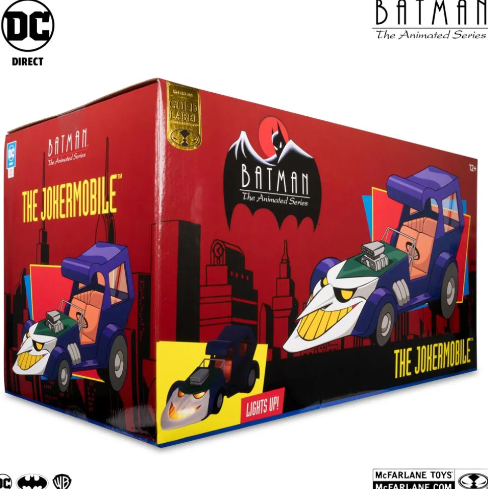 Batman: The Animated Series - The Jokermobile Gold Label 6" Scale Action Figure Vehicle
