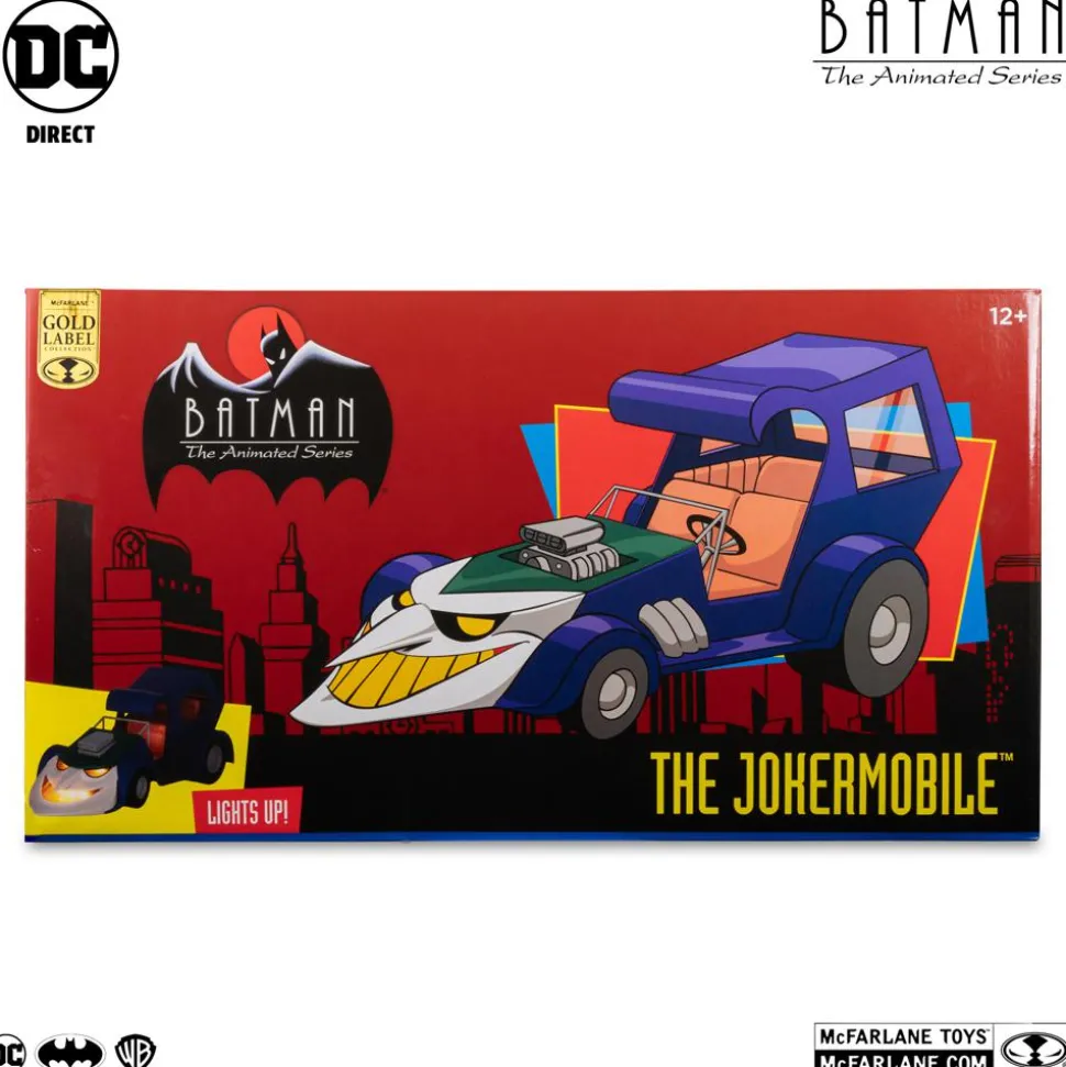 Batman: The Animated Series - The Jokermobile Gold Label 6" Scale Action Figure Vehicle
