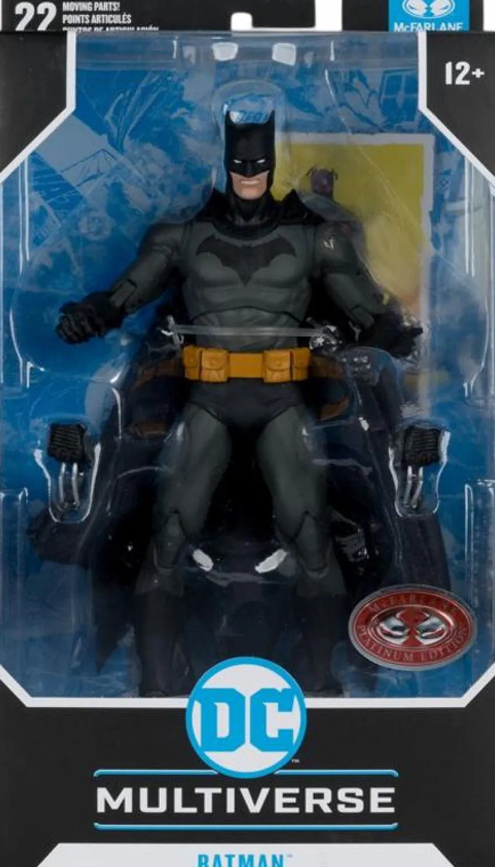 Batman: The Cowardly Lot - Batman DC Multiverse Red Platinum Edition 7" Scale Action Figure