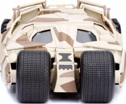 Batman: The Dark Knight - Batman with Camouflage Batmobile Tumbler 1/24th Scale Hollywood Rides Die-Cast Vehicle Replica