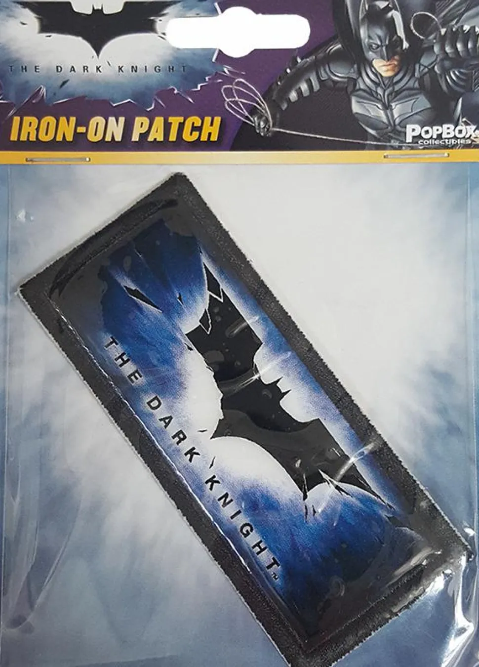 Batman: The Dark Knight - Rectangular Dark Knight Logo Iron on Patch