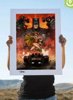 Batman: The Dark Knight Returns Premium Art Print by Dave Wilkins