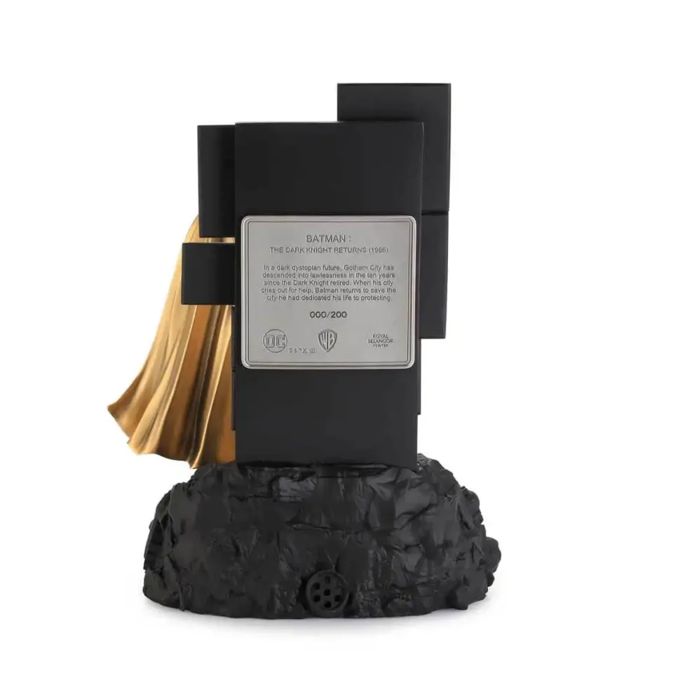 Batman: The Dark Knight Returns - Superman Limited Edition 11" Gilt Pewter Statue