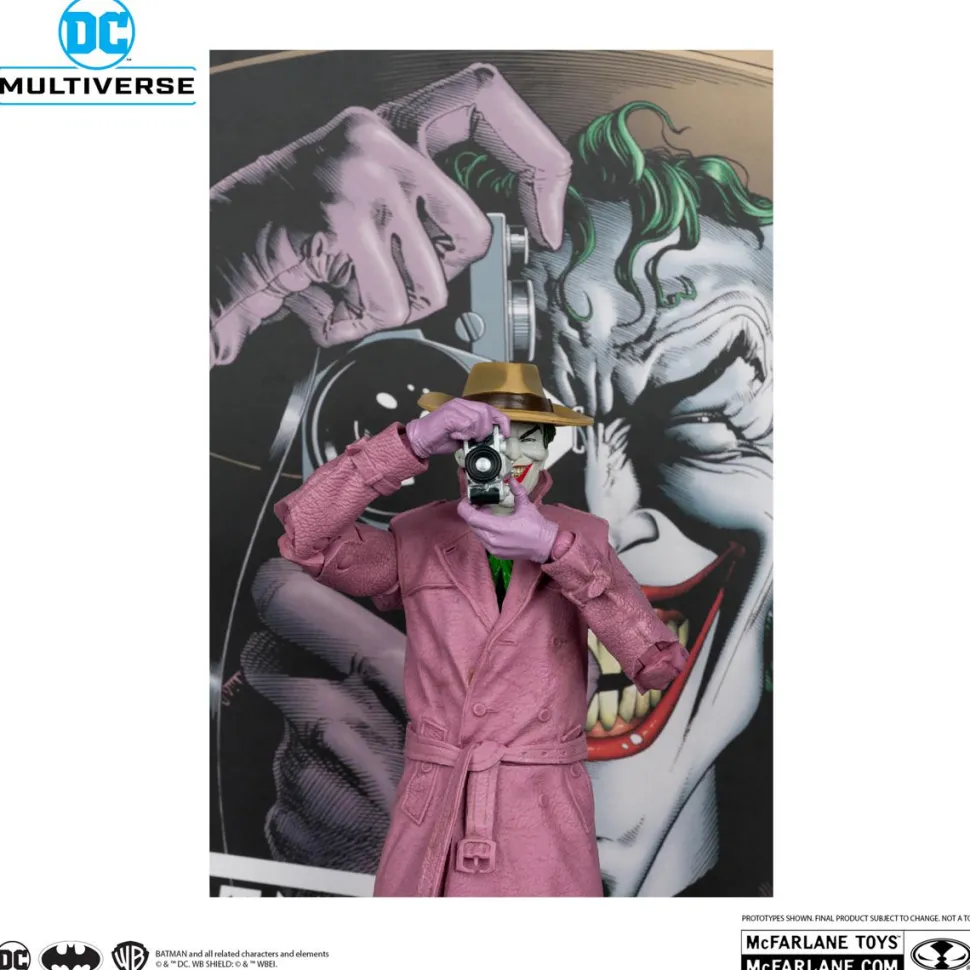 Batman: The Killing Joke - The Joker DC Multiverse Cover Recreations Gold Label 7" Scale Action Figure