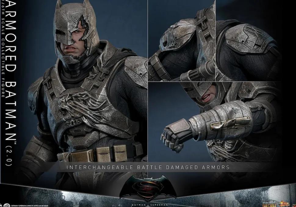Batman v Superman: Dawn of Justice - Armored Batman (2.0) Deluxe Version 1/6th Scale Die-Cast Hot Toys Action Figure