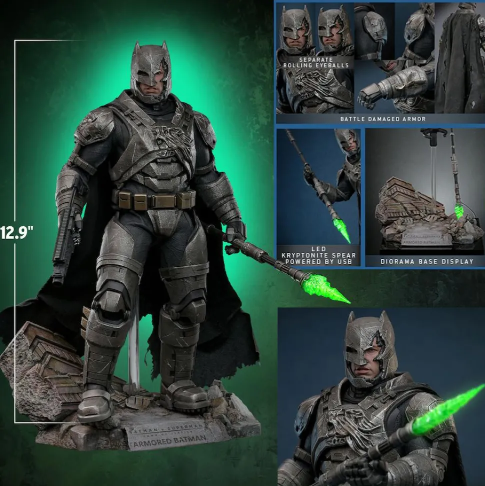 Batman v Superman: Dawn of Justice - Armored Batman (2.0) Deluxe Version 1/6th Scale Die-Cast Hot Toys Action Figure
