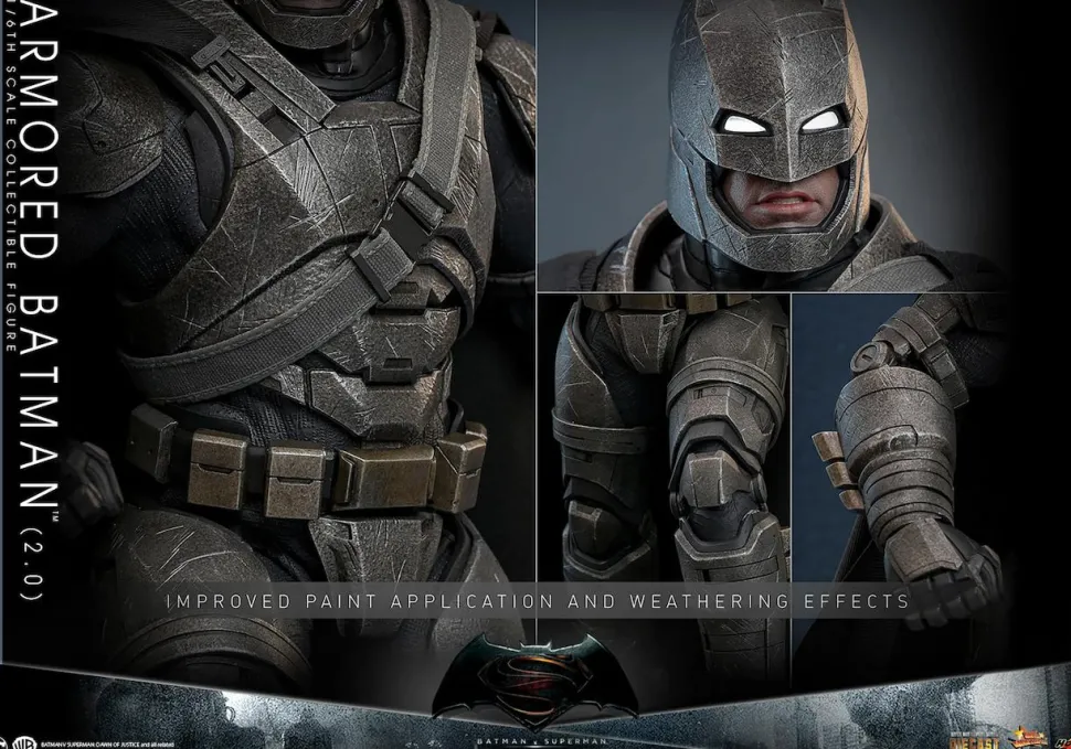 Batman v Superman: Dawn of Justice - Armored Batman (2.0) Deluxe Version 1/6th Scale Die-Cast Hot Toys Action Figure