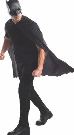Batman v Superman: Dawn of Justice (2016) - Batman Cape and Mask Adult Roleplay Costume Accessory Pack (One Size Fits Most)
