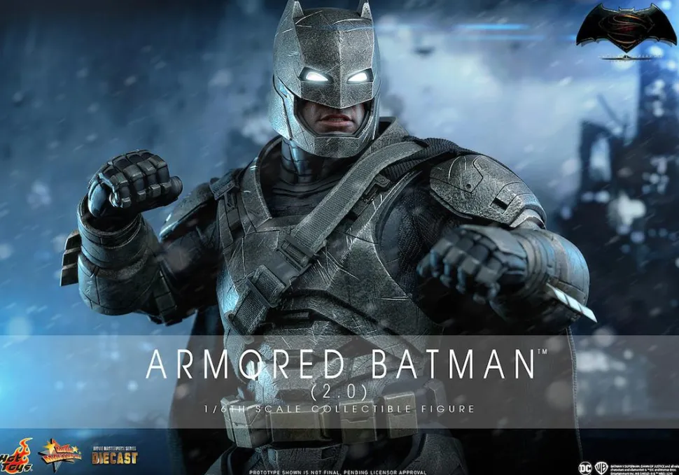 Batman v Superman: Dawn of Justice - Armored Batman (2.0) 1/6th Scale Die-Cast Hot Toys Action Figure