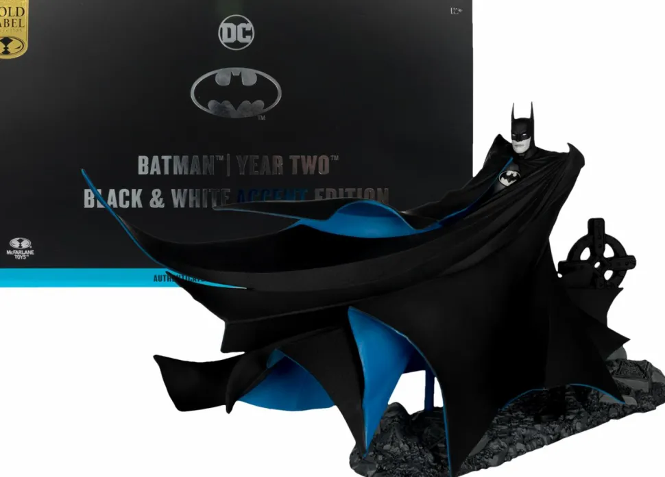 Batman: Year Two - Batman DC Multiverse Black & White Accent Edition Gold Label 7" Scale Action Figure