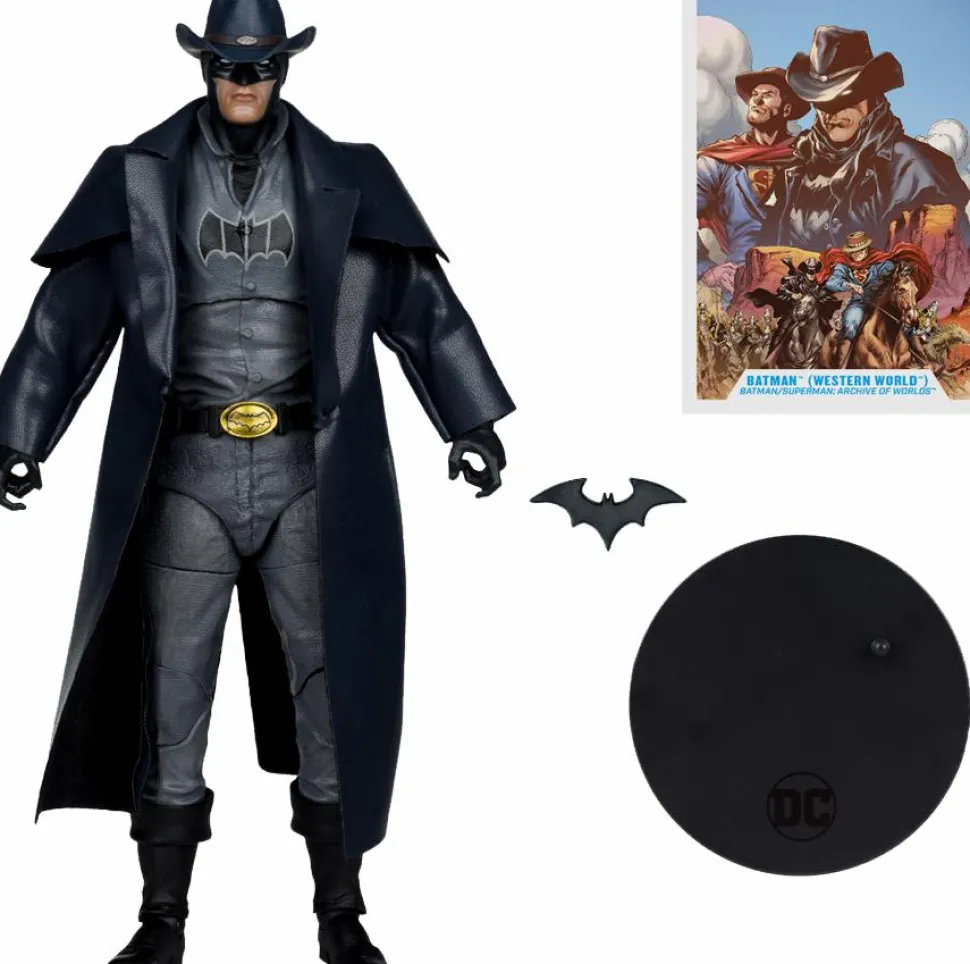 Batman/Superman: Archive of Worlds - Cowboy Batman (Western World) DC Multiverse 7" Scale Action Figure