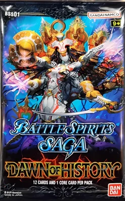 Battle Spirits Saga - Dawn of History Card Game Booster Pack (12 Cards)