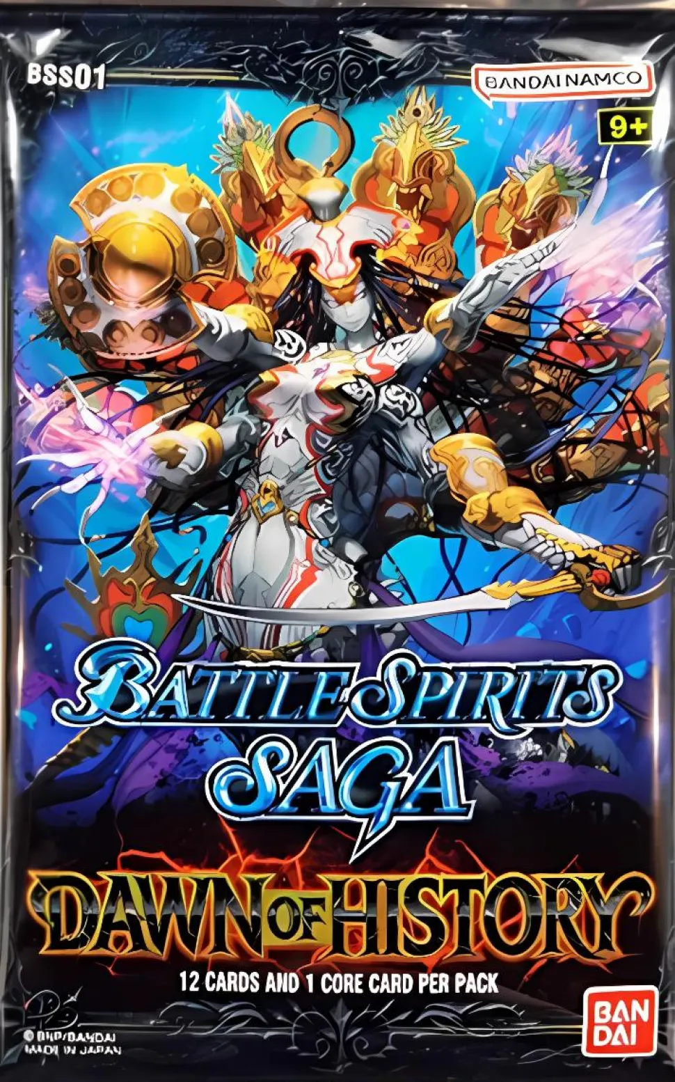 Battle Spirits Saga - Dawn of History Card Game Booster Pack (12 Cards)