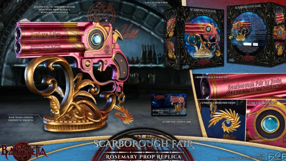 Bayonetta - Scarborough Fair Rosemary 10” Prop Replica