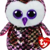 Beanie Boos - Checks the Owl Flippable 9” Plush
