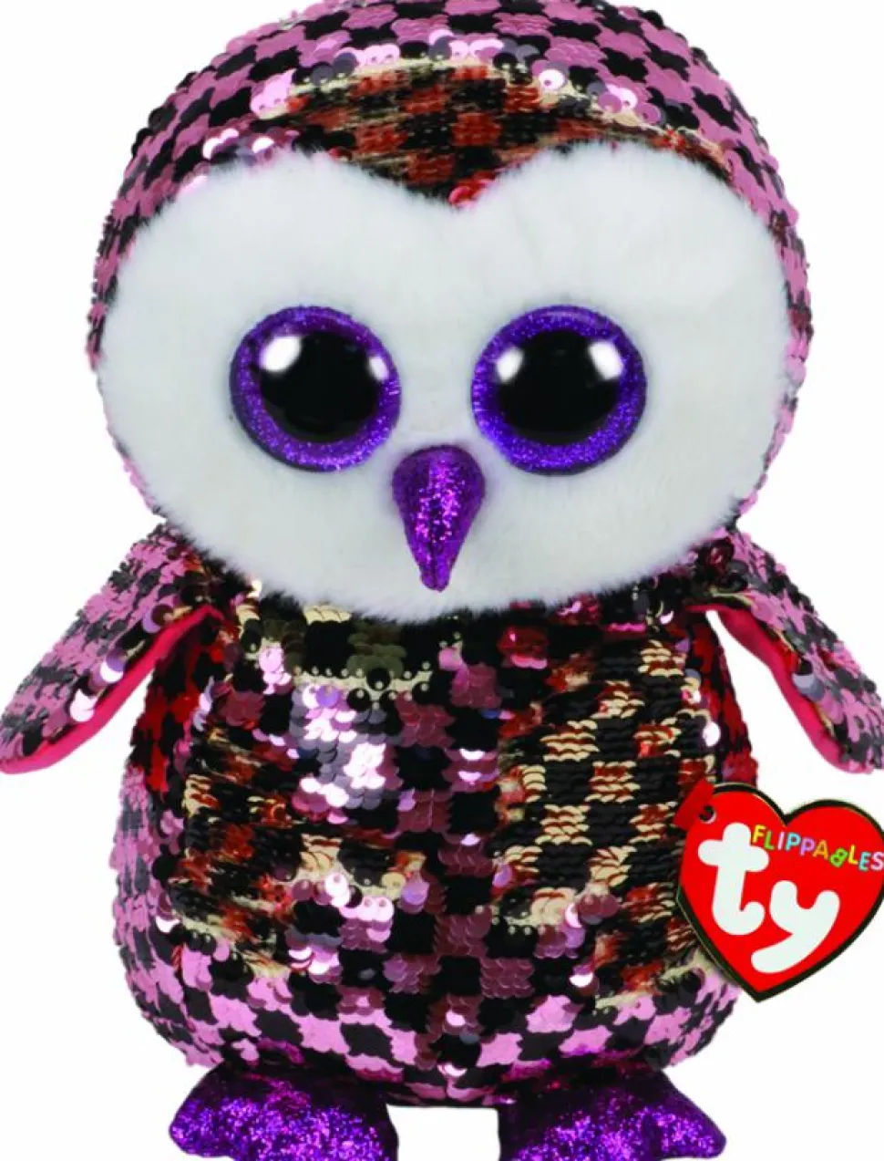 Beanie Boos - Checks the Owl Flippable 9” Plush