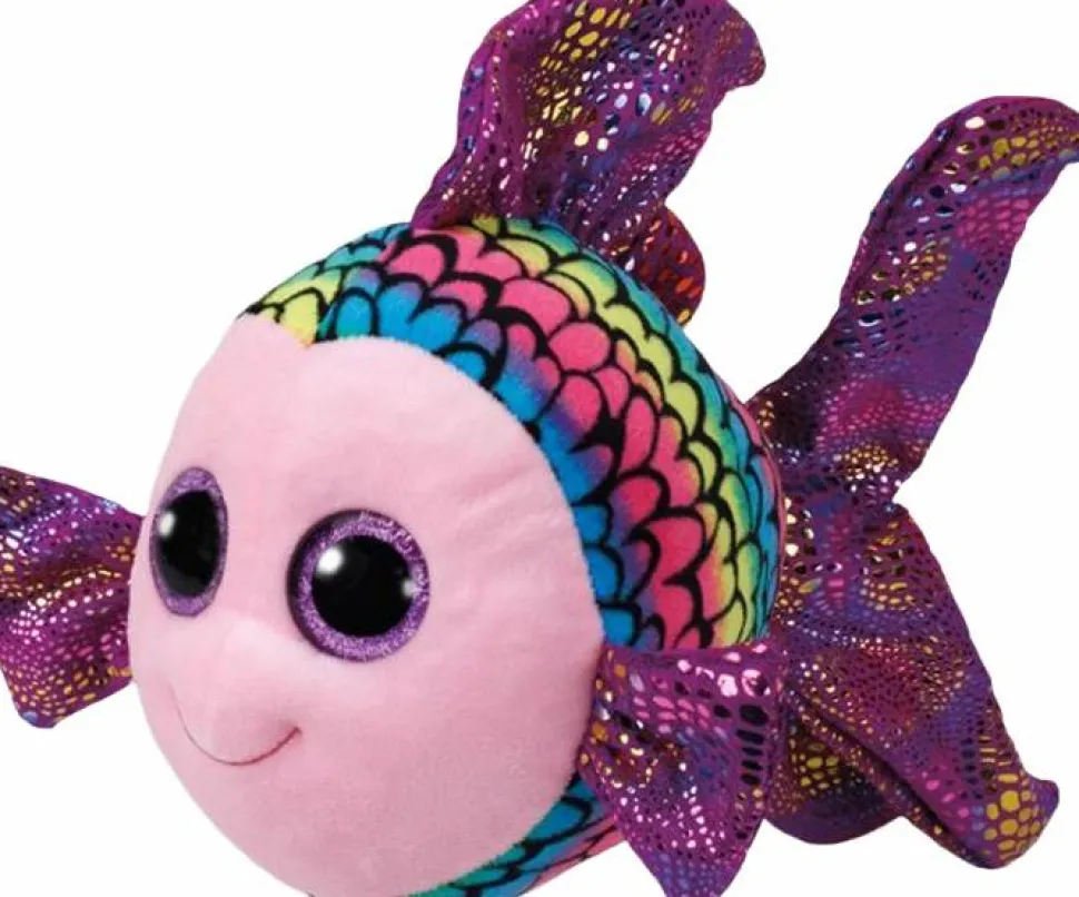 Beanie Boos - Flippy the Multicolour Fish Large 18” Plush