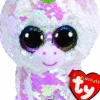 Beanie Boos - Pixy the White Unicorn Flippable 6” Plush