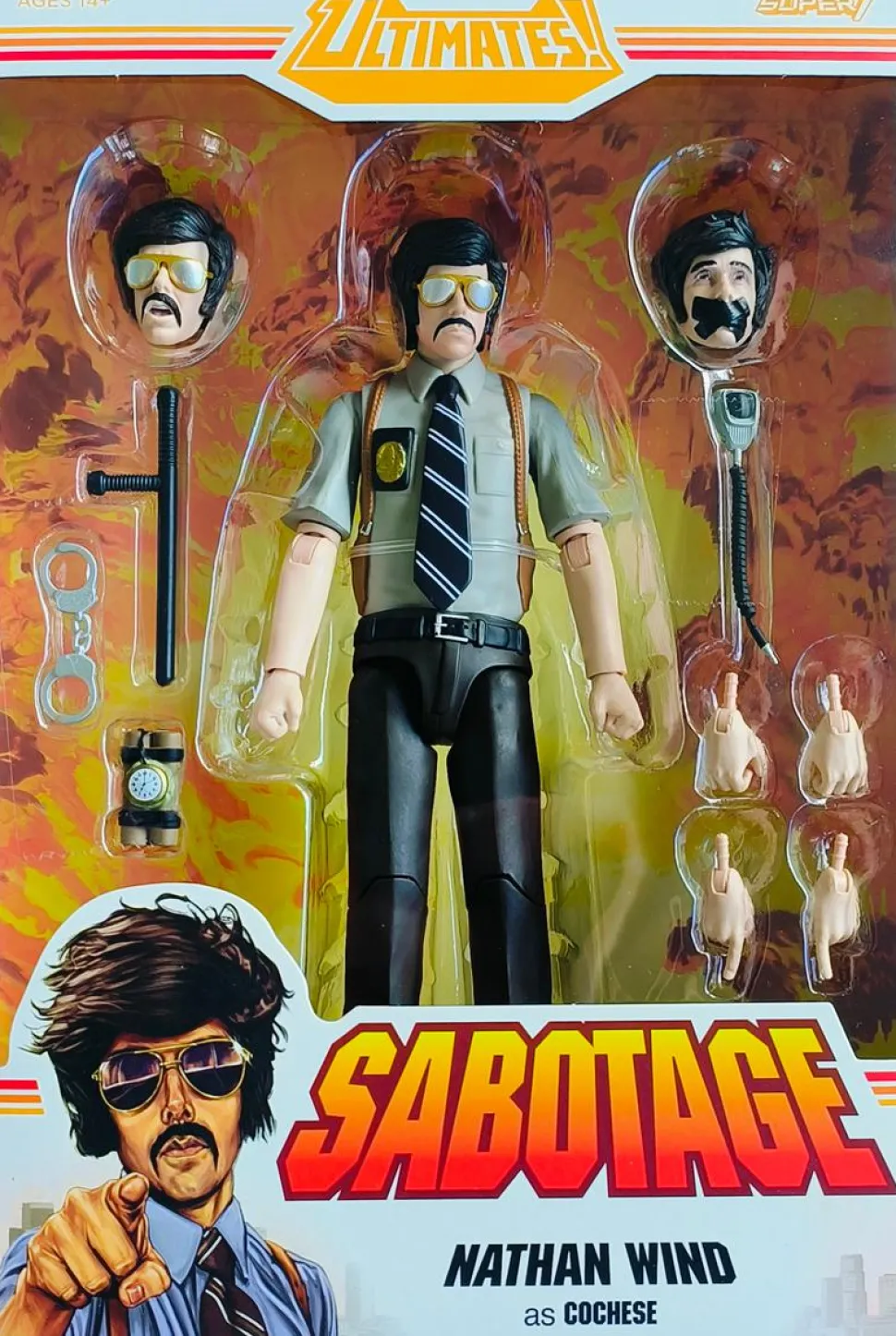Beastie Boys: Sabotage - Nathan Wind as “Cochese” (MCA) Ultimates! 7" Scale Action Figure (Wave 1)