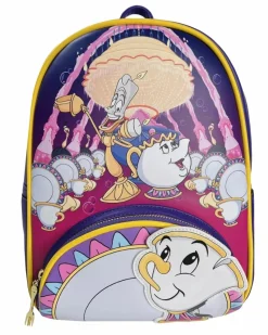 Beauty and the Beast (1991) - Be Our Guest 11” Faux Leather Mini Backpack