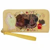 Beauty and the Beast (1991) - Belle Lenticular Princess Series 4" Faux Leather Zip-Around Wristlet Wallet