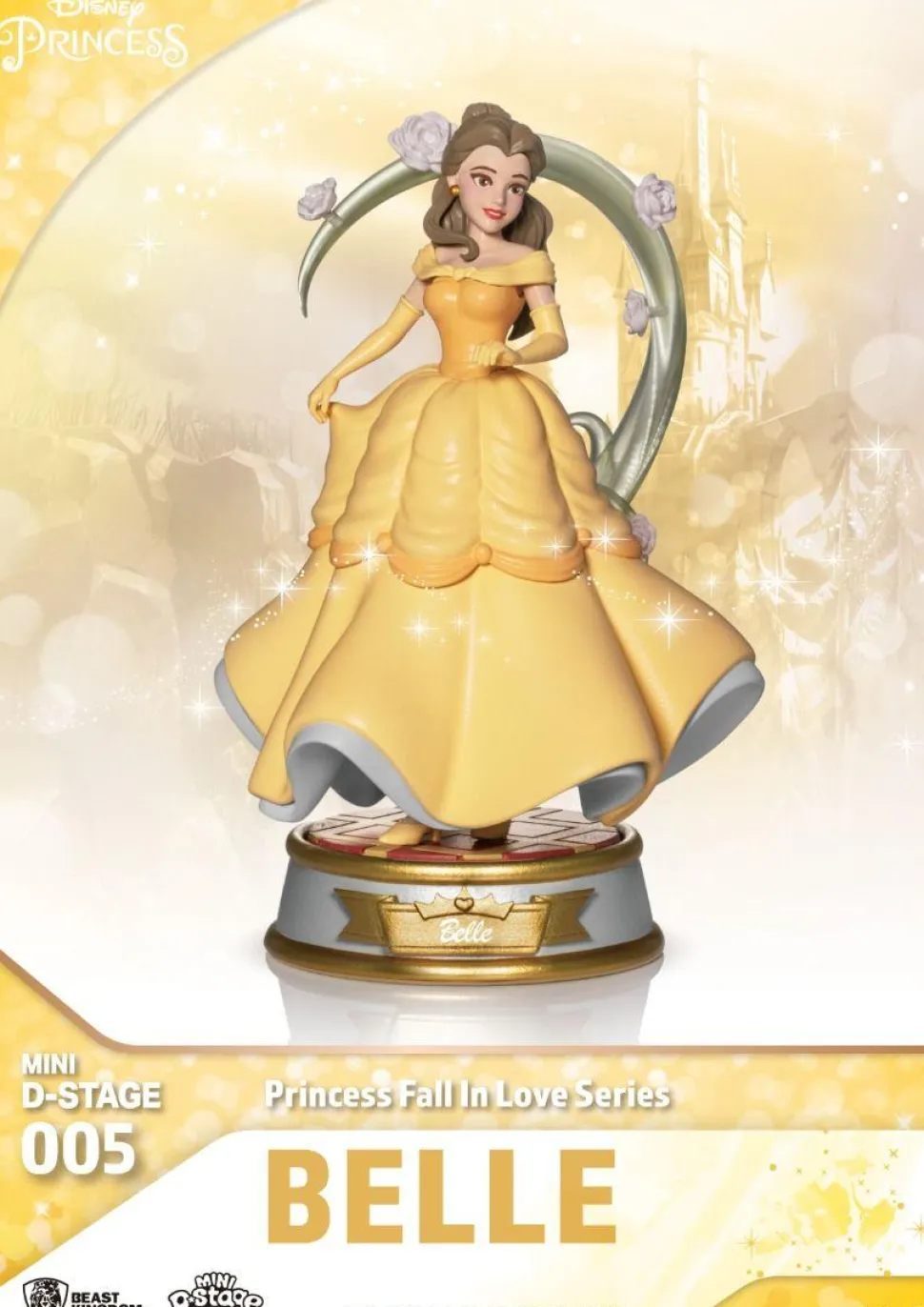 Beauty and the Beast (1991) - Belle Disney Princess Fall in Love Series Mini D-Stage 3" PVC Statue