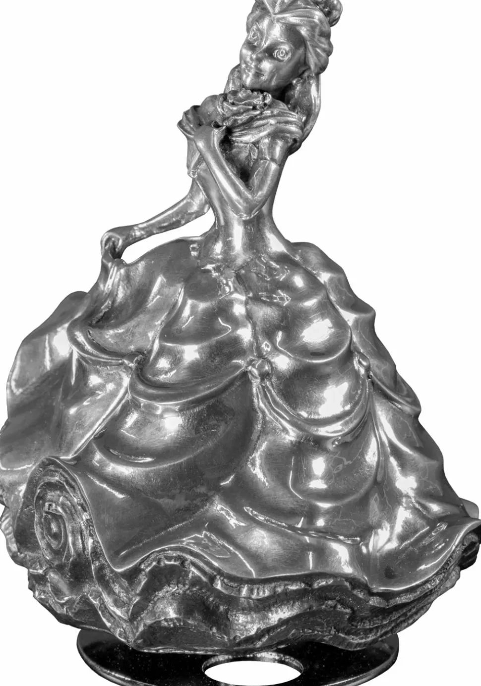Beauty and the Beast (1991) - Belle 4.5" Pewter Music Carousel