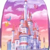 Beauty and the Beast (1991) - Castle Snap Flap 12" Faux Leather Mini Backpack