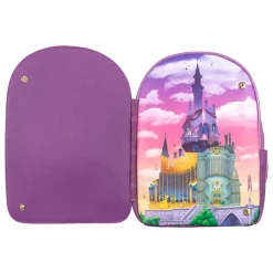 Beauty and the Beast (1991) - Castle Snap Flap 12" Faux Leather Mini Backpack