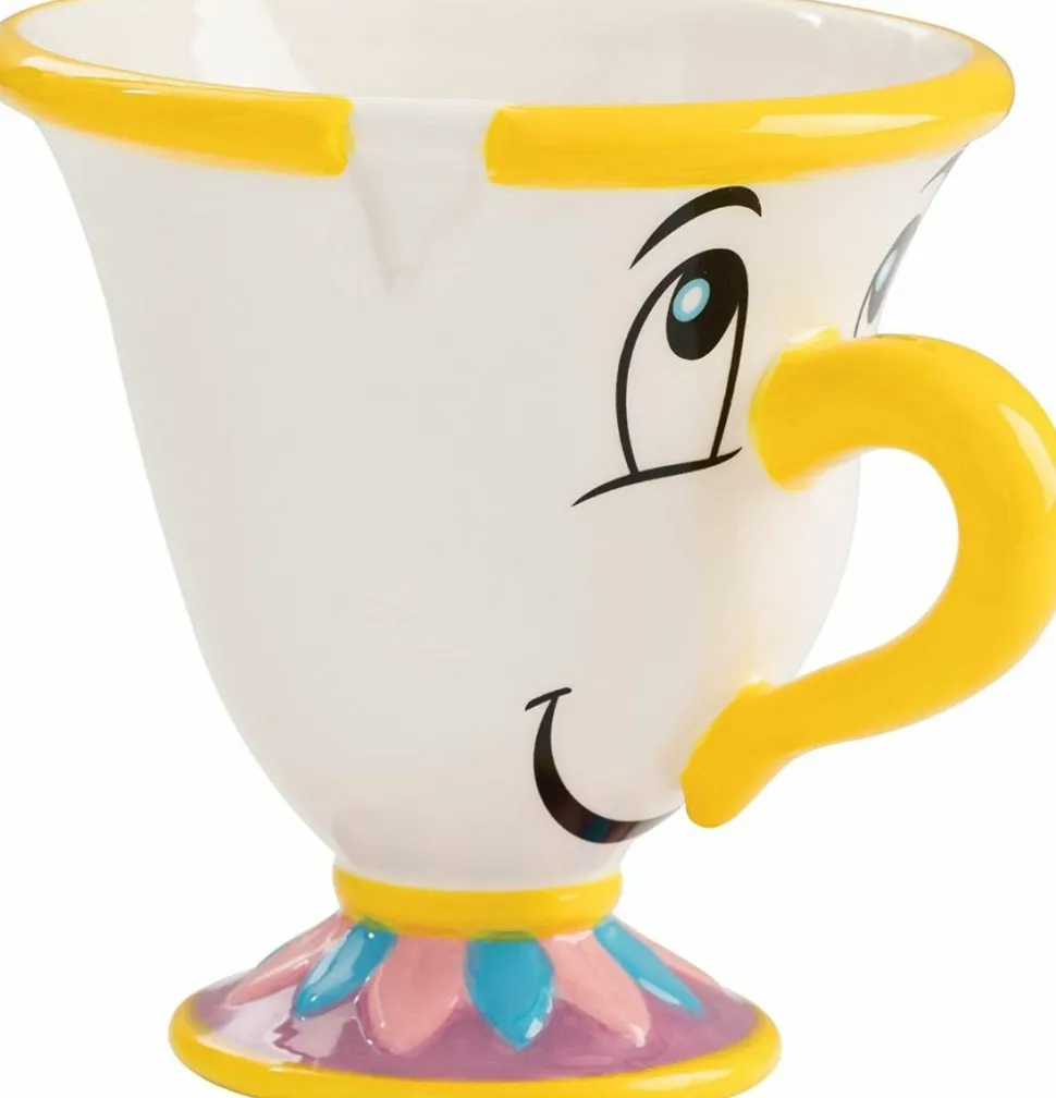 Beauty and the Beast - Chip Sculpted Ceramic Tea Cup