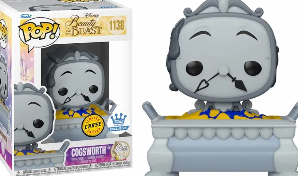 Beauty and the Beast - Cogsworth in Cobbler Pop! Vinyl Figure (Funko / Popcultcha Exclusive)