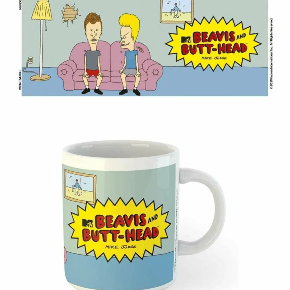 Beavis and Butt-Head - Beavis and Butt-Head on Couch Ceramic Mug