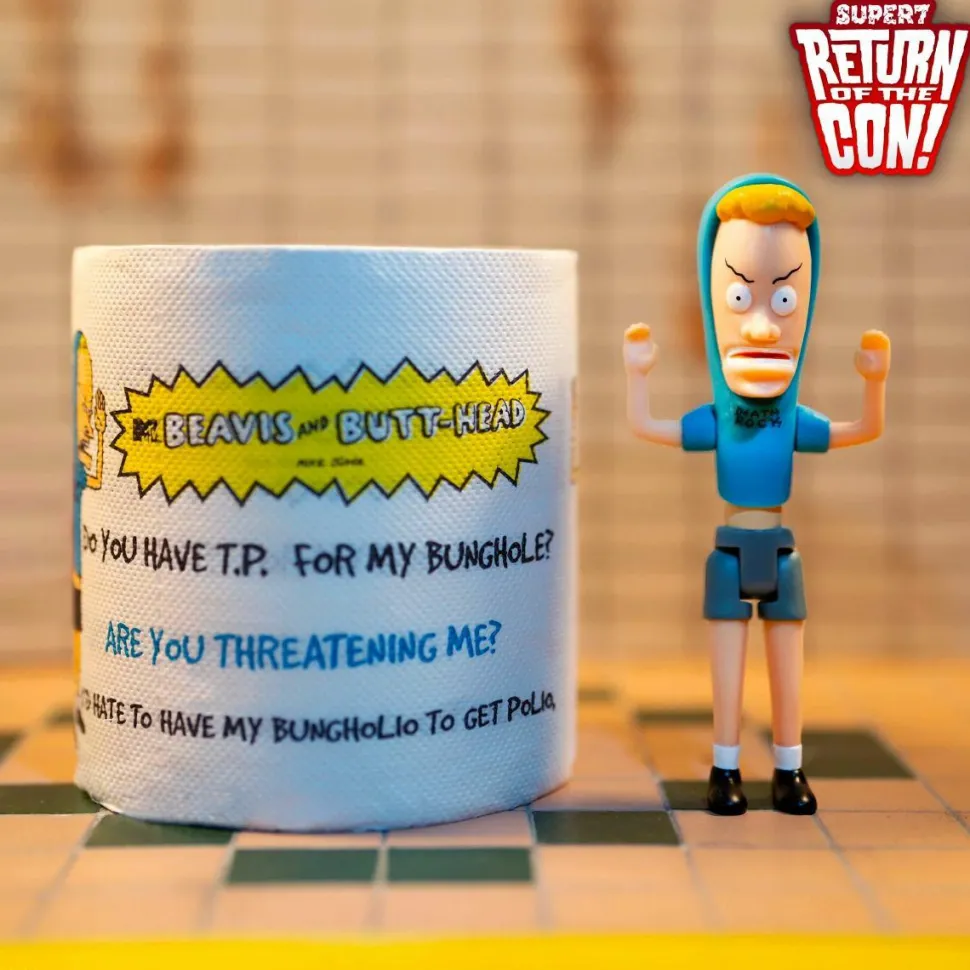 Beavis and Butt-Head - The Great Cornholio ReAction 3.75” Action Figure & TP Box Set (2022 SDCC Exclusive)