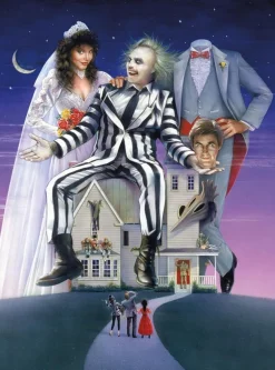 Beetlejuice (1988) - 500 Piece Jigsaw Puzzle in Lunch Box / Tin Tote