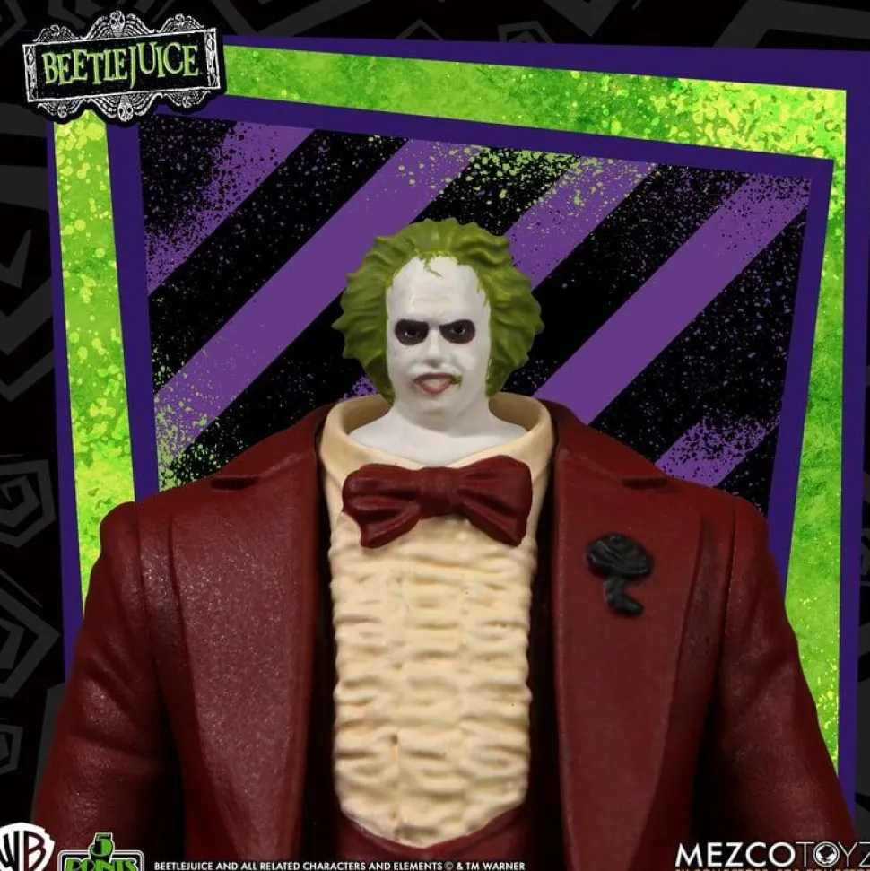 Beetlejuice (1988) - Beetlejuice (Red Tuxedo) 5 Points 3.75" Scale Action Figure