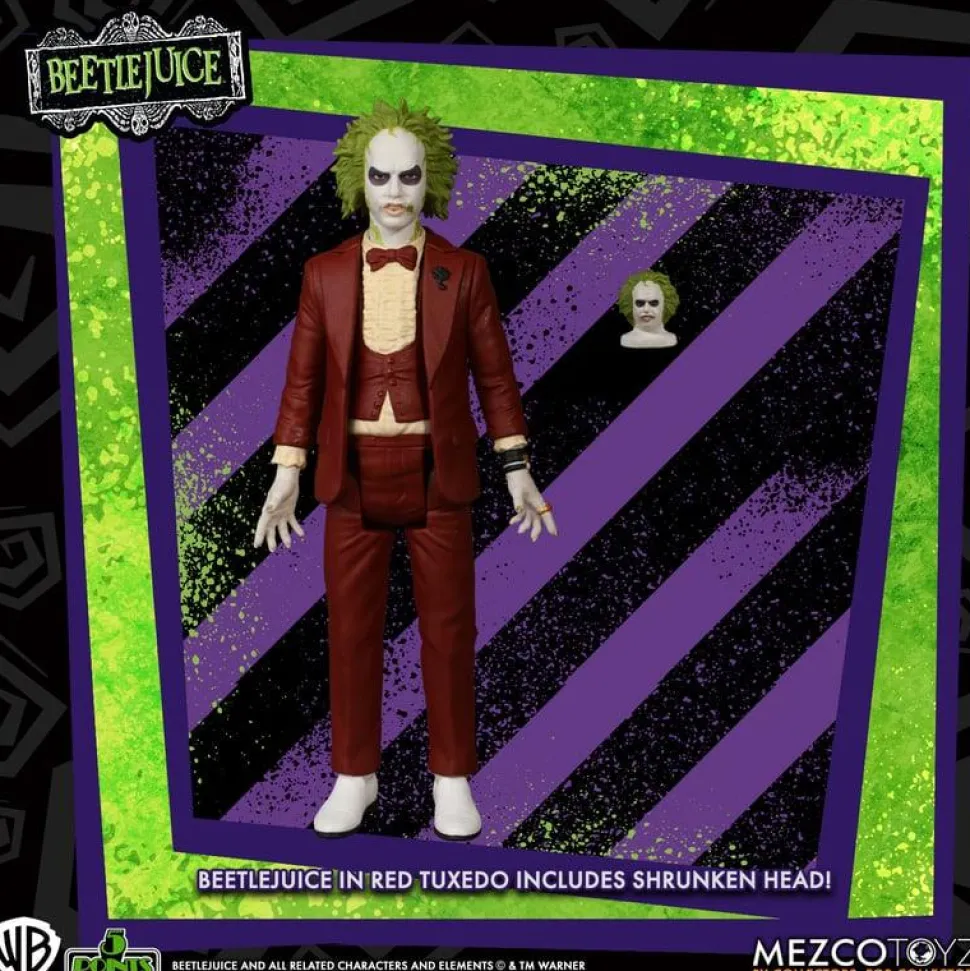 Beetlejuice (1988) - Beetlejuice (Red Tuxedo) 5 Points 3.75" Scale Action Figure