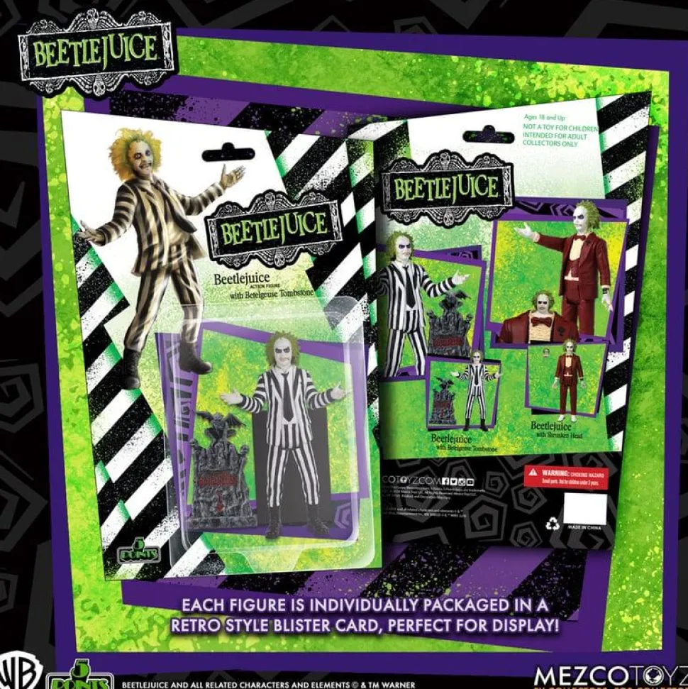 Beetlejuice (1988) - Beetlejuice (Red Tuxedo) 5 Points 3.75" Scale Action Figure
