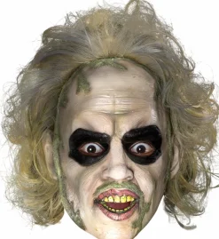 Beetlejuice (1988) - Beetlejuice 3/4 Vinyl Mask With Hair- Adult