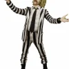 Beetlejuice - Beetlejuice Striped Suit 1/4 Scale Action Figure