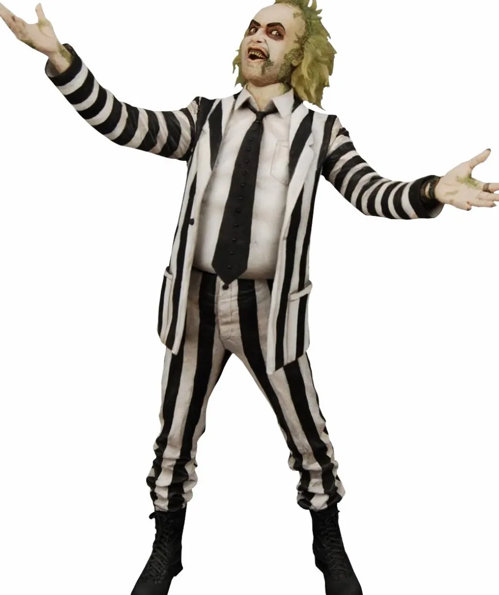Beetlejuice - Beetlejuice Striped Suit 1/4 Scale Action Figure