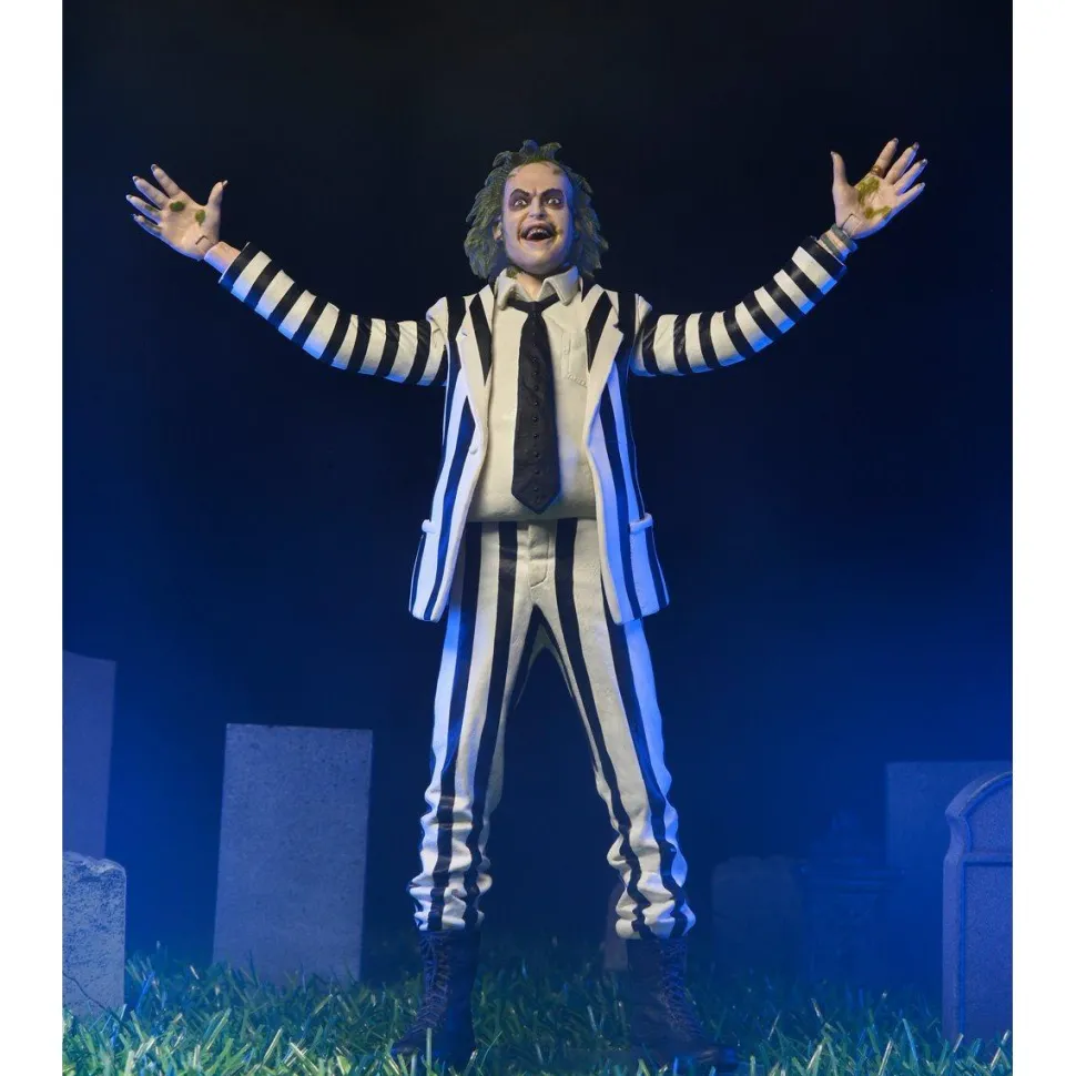 Beetlejuice - Beetlejuice Striped Suit 1/4 Scale Action Figure