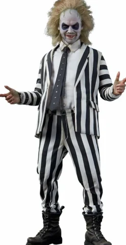 Beetlejuice - Beetlejuice in Striped Suit 1/6th Scale Action Figure