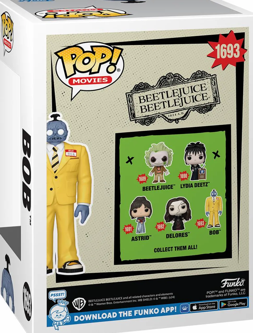 Beetlejuice Beetlejuice - Bob Pop! Vinyl Figure