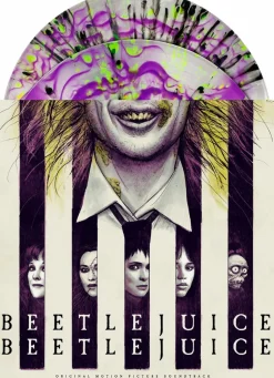 Beetlejuice Beetlejuice (2024) - Original Motion Picture Soundtrack 2xLP Vinyl Record (Beetlejuice Splatter Coloured Vinyl)