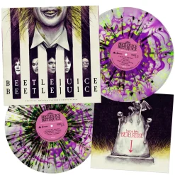 Beetlejuice Beetlejuice (2024) - Original Motion Picture Soundtrack 2xLP Vinyl Record (Beetlejuice Splatter Coloured Vinyl)