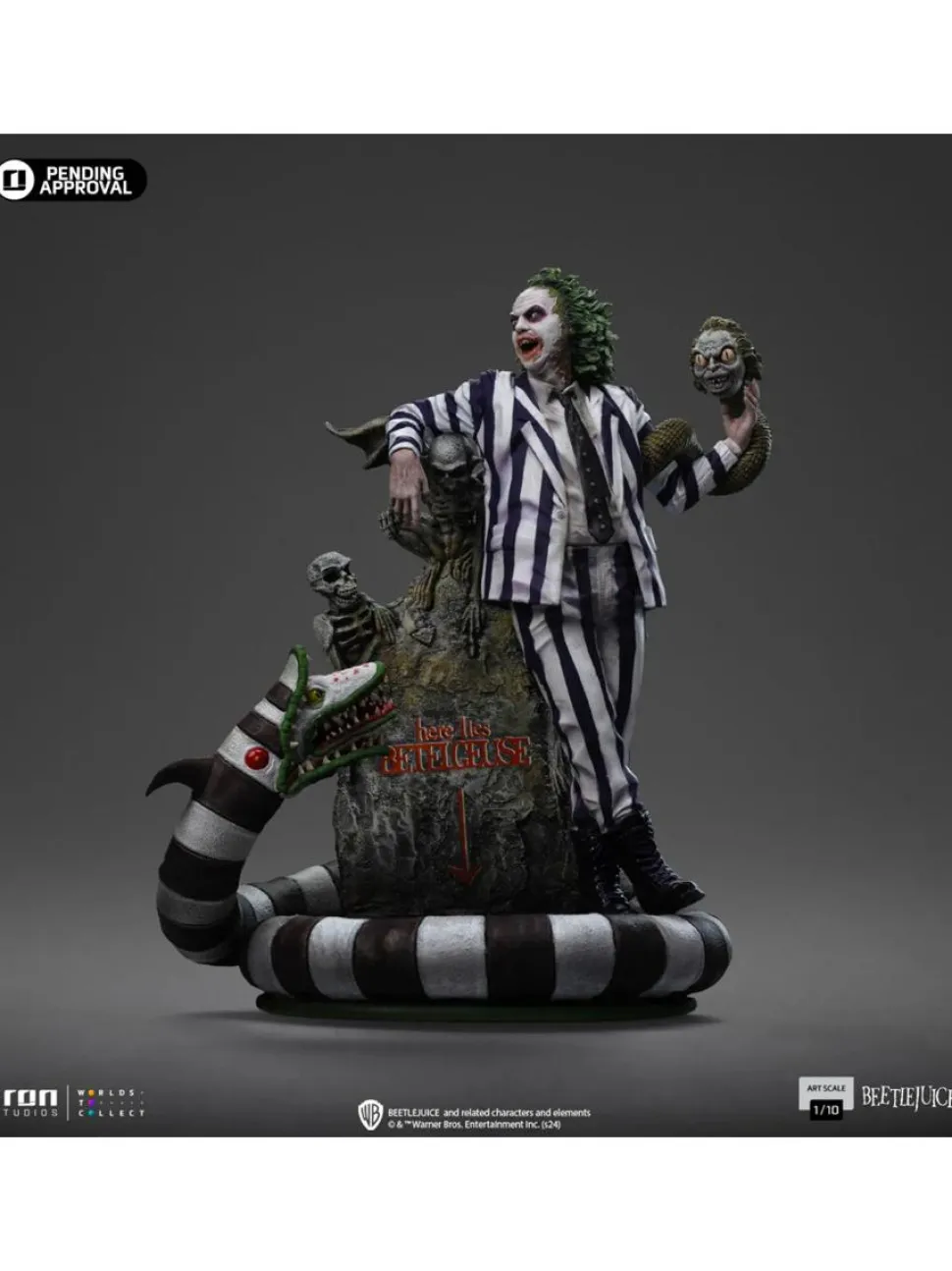 Beetlejuice Beetlejuice (2024) - Beetlejuice 1/10th Scale Statue