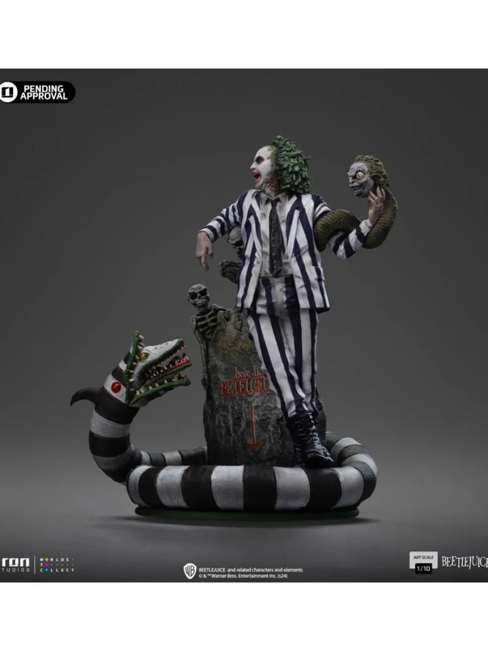 Beetlejuice Beetlejuice (2024) - Beetlejuice 1/10th Scale Statue